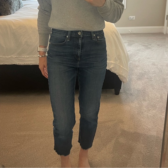 Rag & Bone High Waist Straight Leg jeans - Picture 2 of 7
